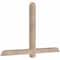Ekena Millwork Eugene Smooth Timber Gable Bracket, Douglas Fir, 60"W x 38"H x 3 1/2"D x 3 1/2"F, 15/12 Pitch GBW060X38X0404EUG00SDF - alternate 5